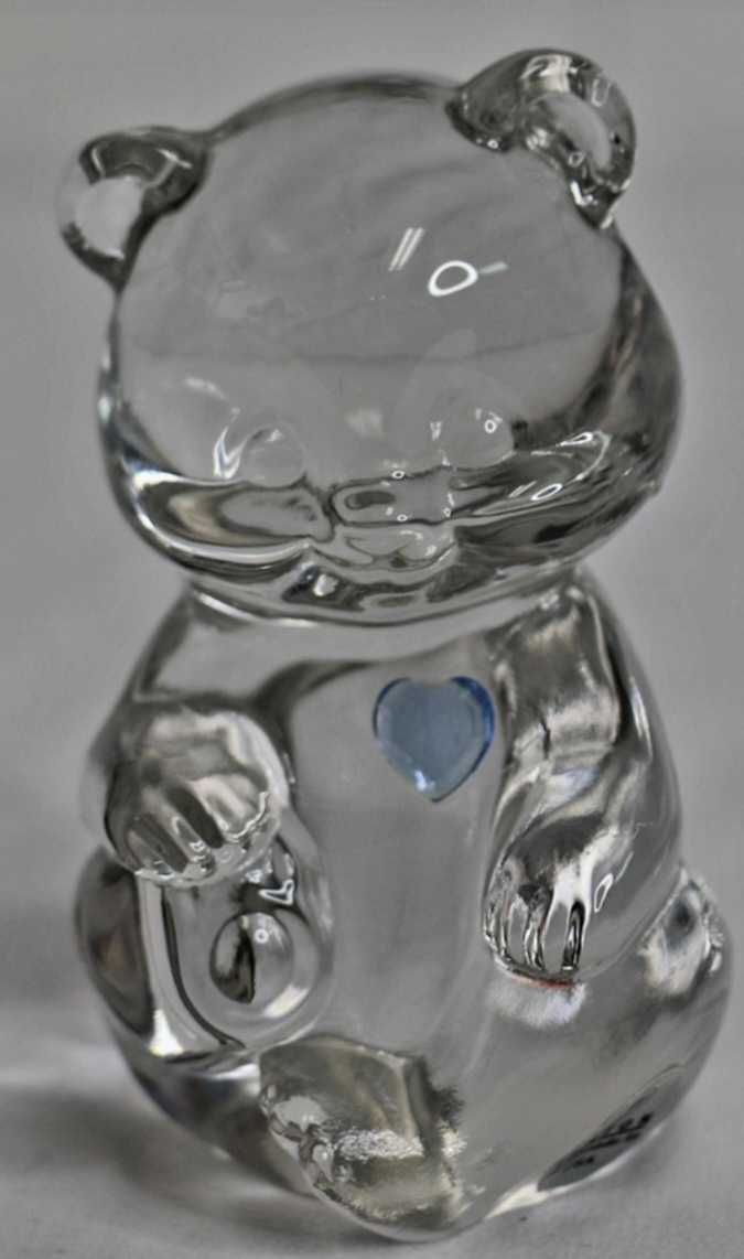 Fenton Art Glass - Sitting Bear March Birthstone