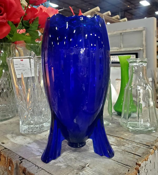 Vintage Cobalt Vase